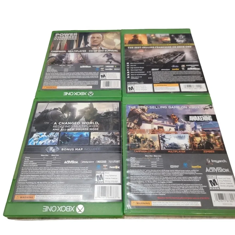 Xbox One Bundle Lot Call of Duty Video games